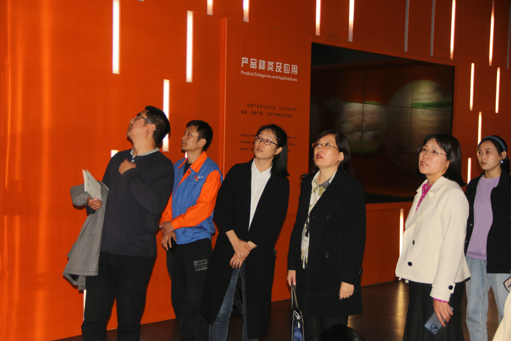 省標準化研究院及市區(qū)有關領導來潔晶進行專標融合調研